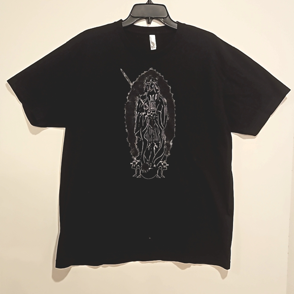 Star Wars Darth Vader prayer candle graphic black XL American Apparel Disney